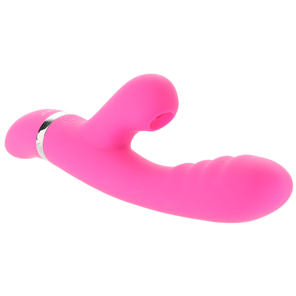 Foreplay Frenzy Pucker Suction Rabbit Vibe Vibrators > Rabbit Vibrators - Tophatter Daily Deals