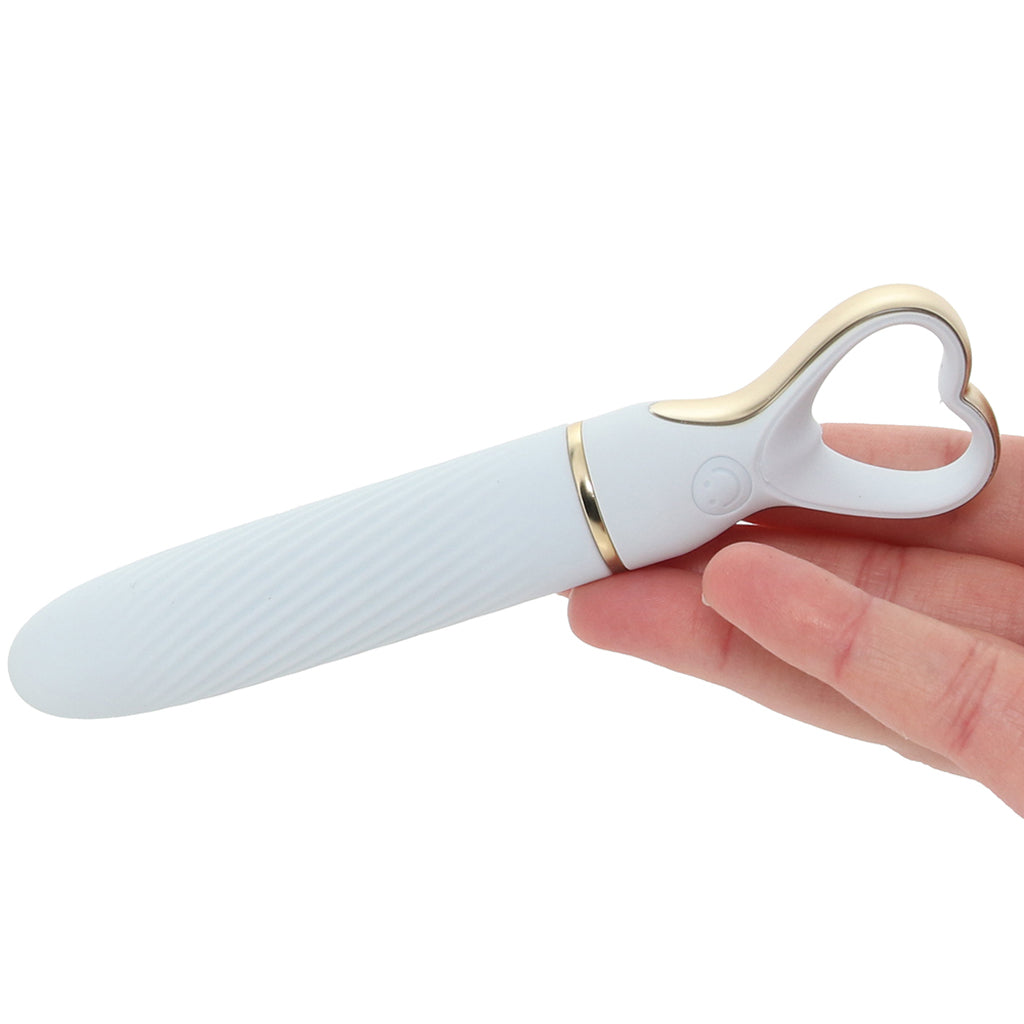 Délice Heart Throb Bullet Vibe in Something Blue Vibrators > Bullet and Egg Vibrators - Tophatter Daily Deals