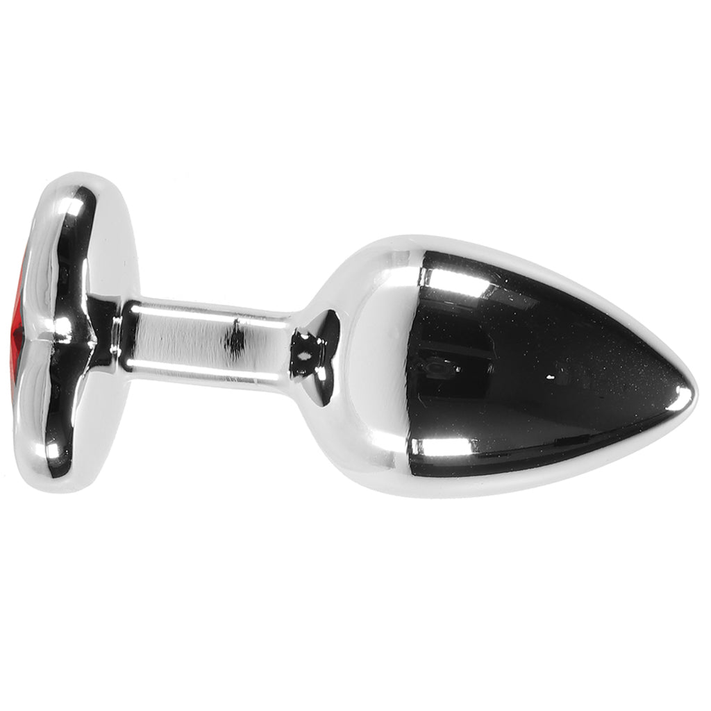 Booty Sparks Red Heart Gem Anal Plug in Small Anal Sex Toys > Butt Plugs - Tophatter Daily Deals