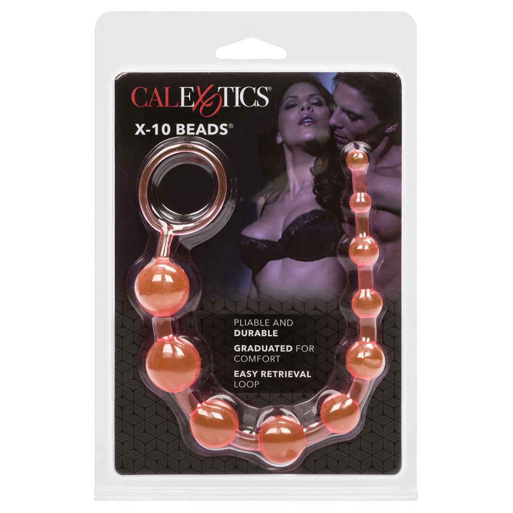 X-10 Anal Beads in Pink - Tophatter's Adult Products Anal Sex Toys > Anal Beads - Tophatter Daily Deals