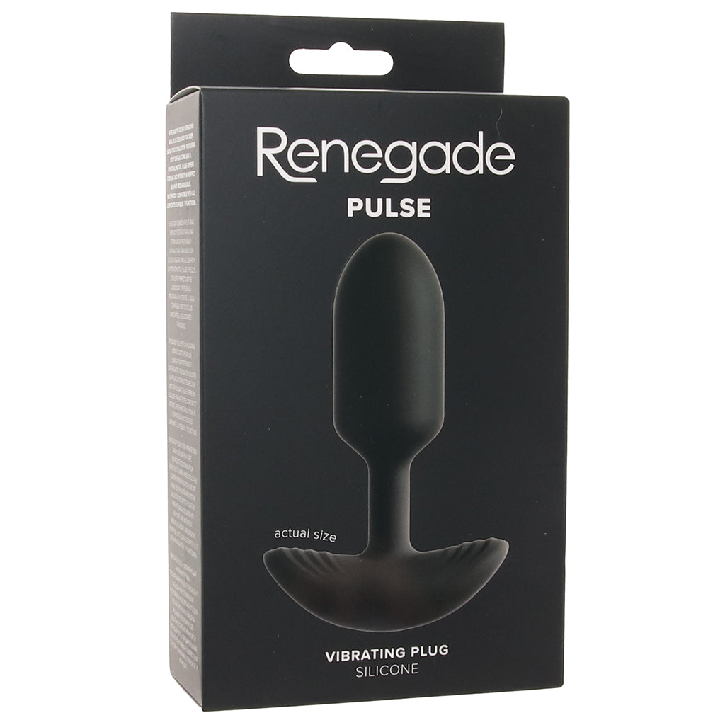 Renegade Pulse Vibrating Butt Plug Anal Sex Toys > Butt Plugs - Tophatter Daily Deals