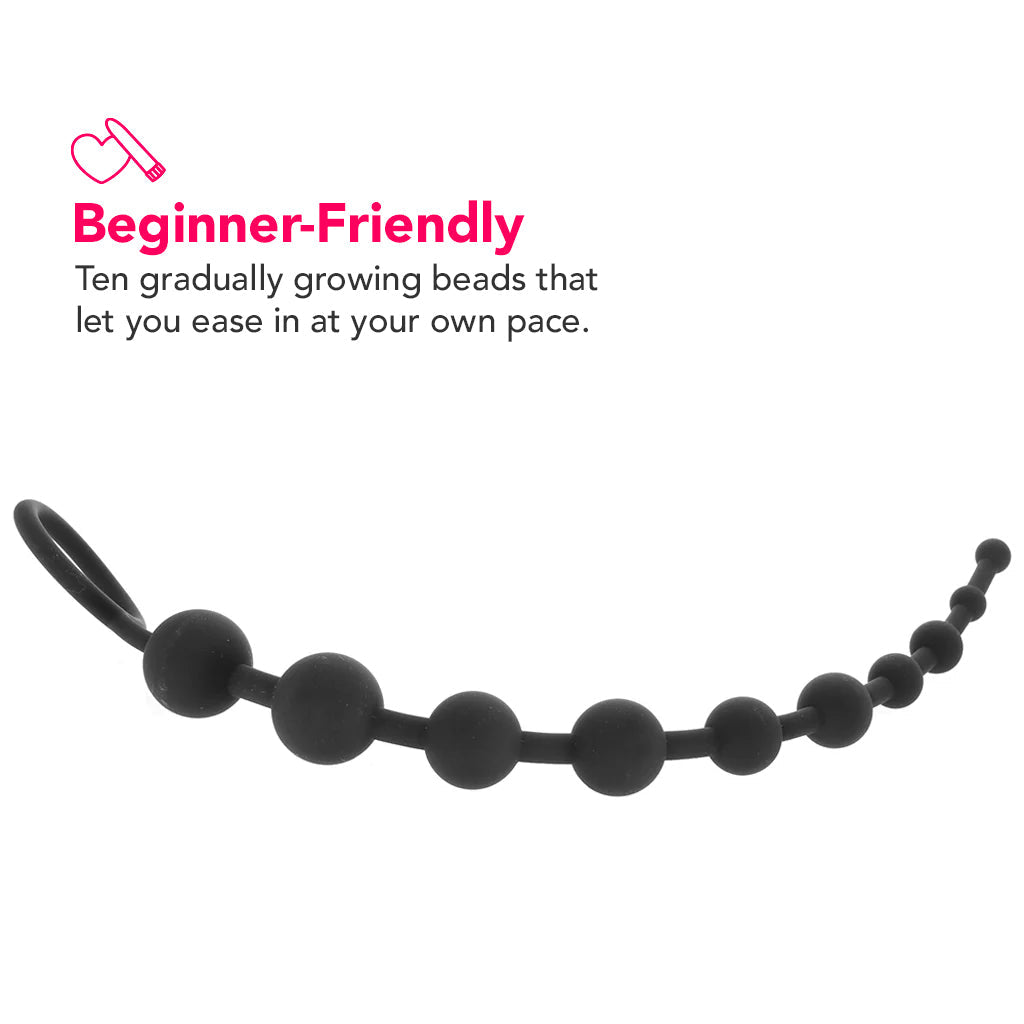 Anal Adventures Platinum Silicone Anal Beads Anal Sex Toys > Anal Beads - Tophatter Daily Deals