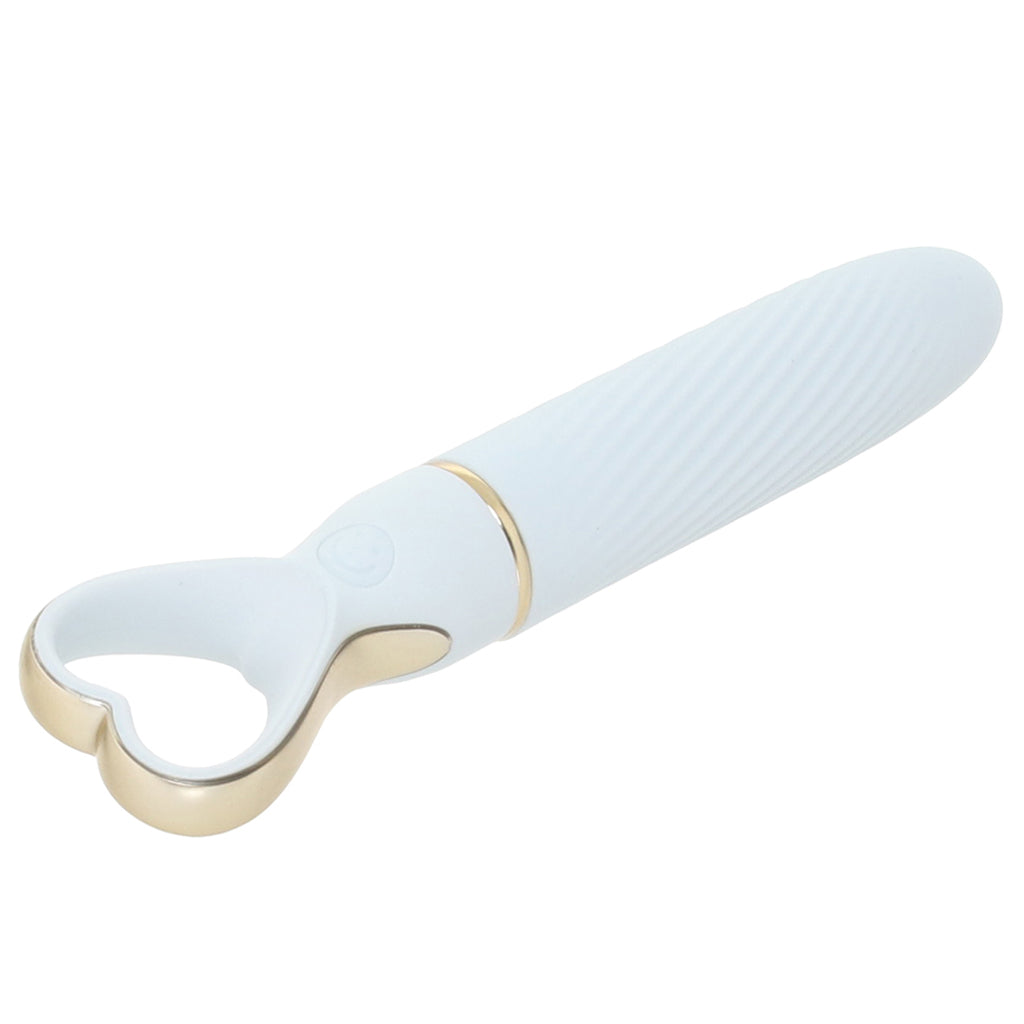 Délice Heart Throb Bullet Vibe in Something Blue Vibrators > Bullet and Egg Vibrators - Tophatter Daily Deals