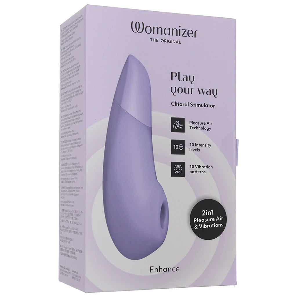Womanizer Enhance Pleasure Air Vibe in Lilac - Tophatter's Adult Sex Toys Online Vibrators > Clitoral Suction & Stimulation - Tophatter Daily Deals