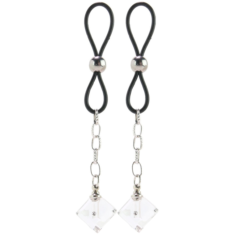 nipple play Crystal Gem Non-Piercing Nipple Jewelry - Tophatter's Adult Sex Toys Online Bondage and Fetish > Nipple Stimulators & Clamps - Tophatter Daily Deals