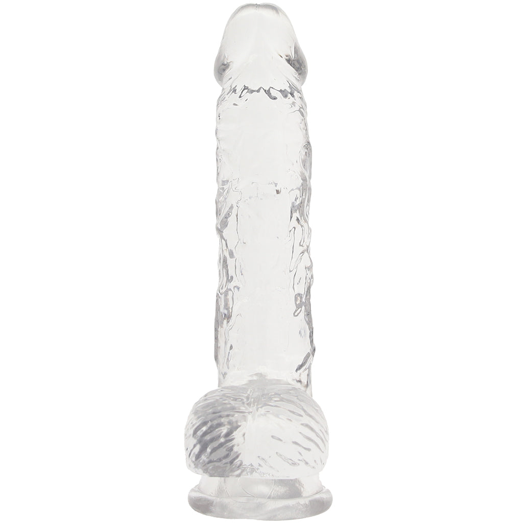 RealRock 5 Inch Realistic Ballsy Dildo in Crystal Clear Dildo Sex Toys > Realistic Dildos - Tophatter Daily Deals