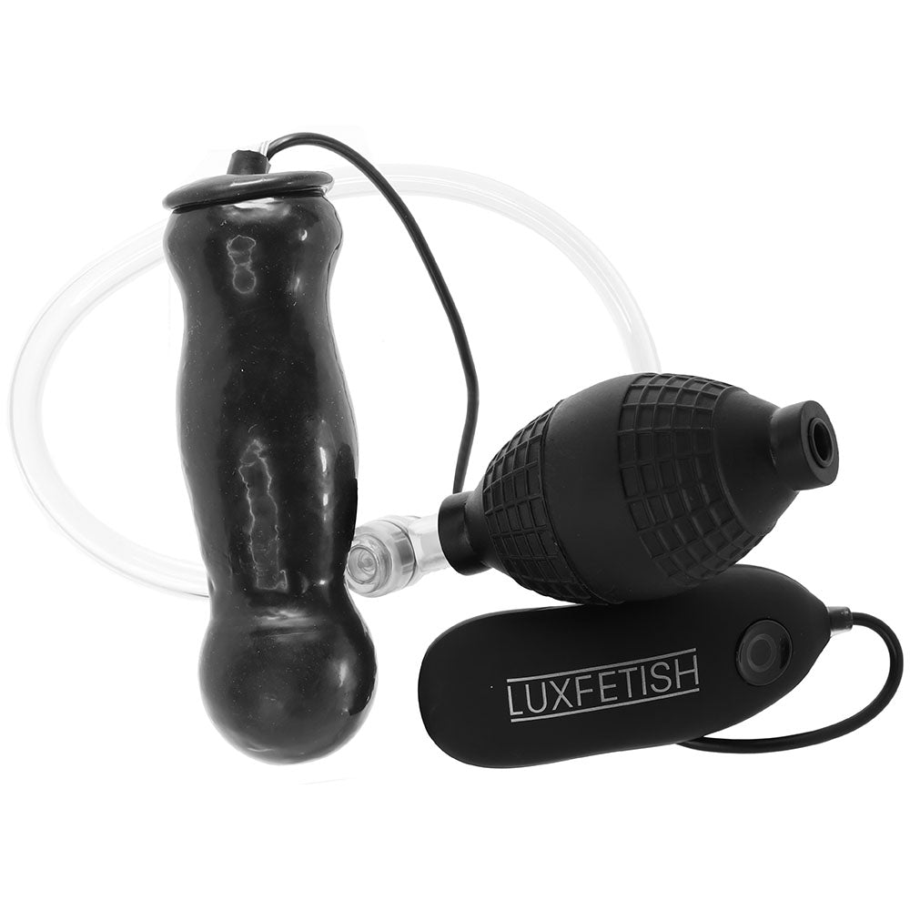 4.5 Inch Inflatable Vibrating Plug Anal Sex Toys > Butt Plugs - Tophatter Daily Deals