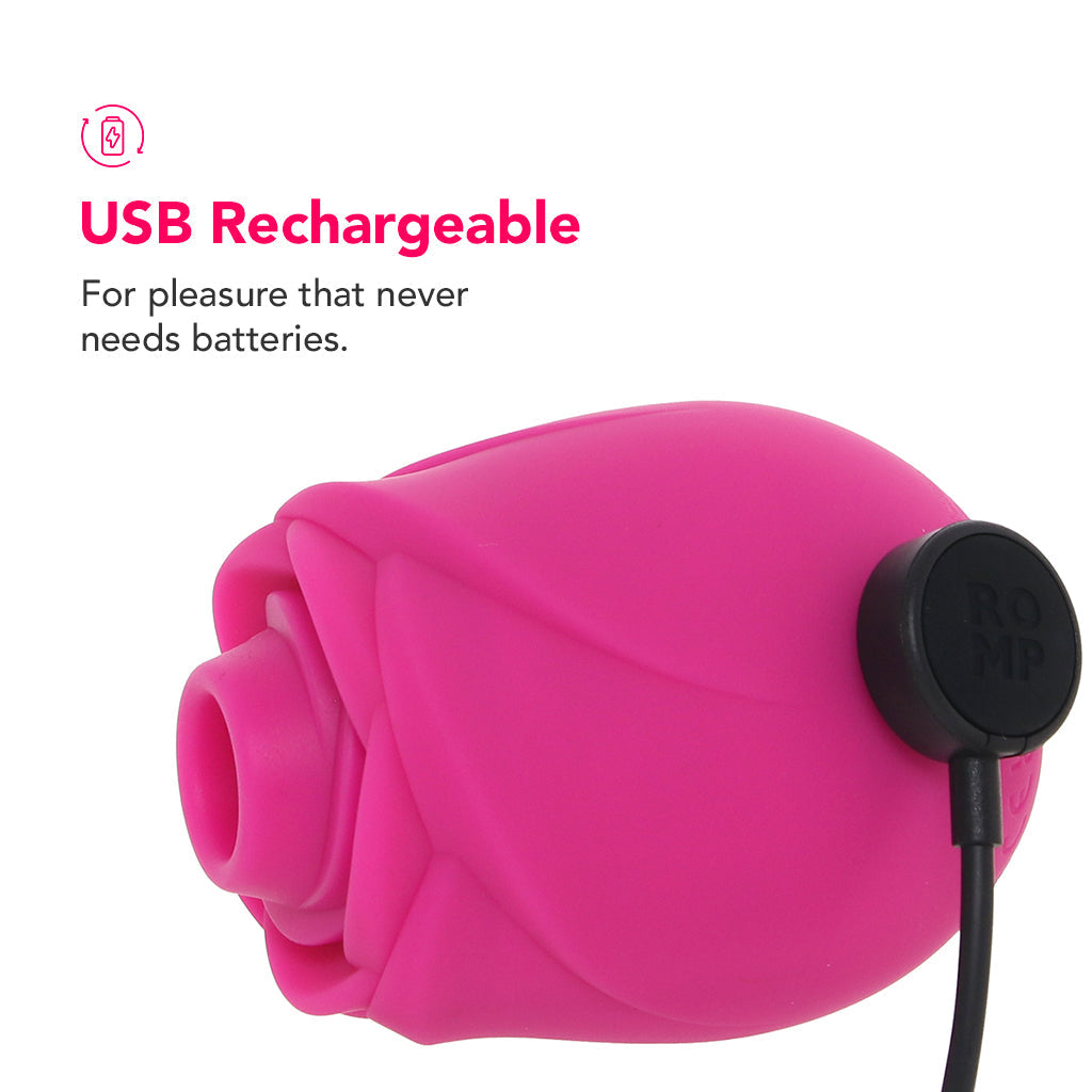 Romp Rose 2.0 Pleasure Air Stimulator Vibrators > Clitoral Stimulators - Tophatter Daily Deals