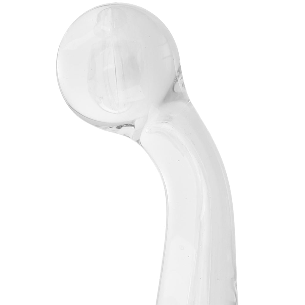Crystal Premium Glass G-Spot Wand in Clear Dildo Sex Toys > G-Spot Dildos - Tophatter Daily Deals