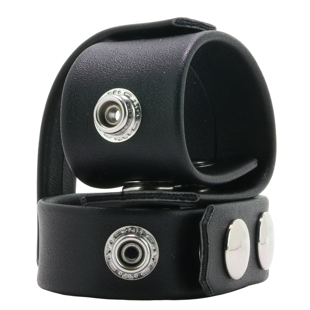Blue Line Duo Cock and Ball Shaft Support Strap Bondage and Fetish > Cock and Ball Devices - Tophatter Daily Deals