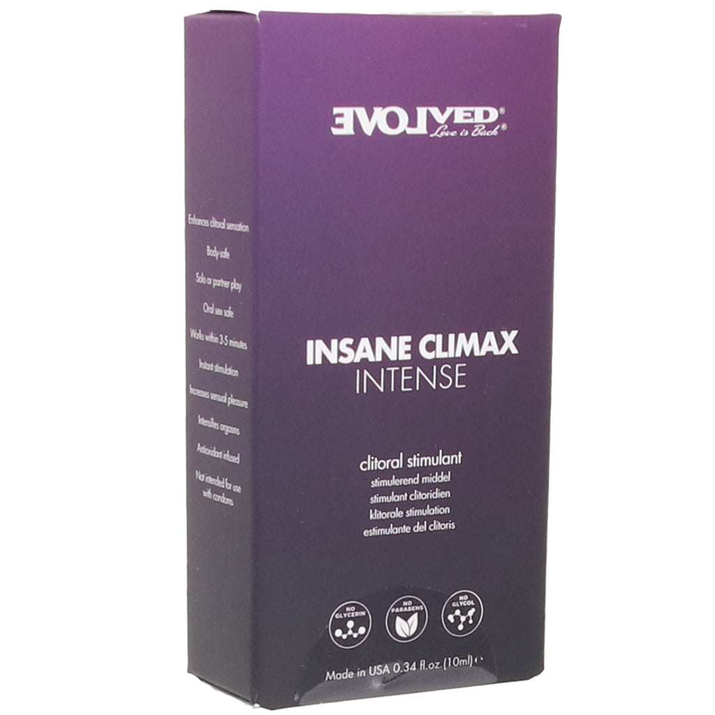 Insane Climax Intense Clitoral Stimulant in 0.34oz/10ml Lubes and Lotions > Female Enhancement - Tophatter Daily Deals