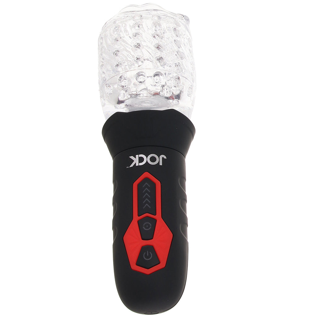 Jock Spinning & Vibrating Masturbator - Tophatter's Adult Sex Toys Online Male Masturbators > Auto Strokers - Tophatter Daily Deals
