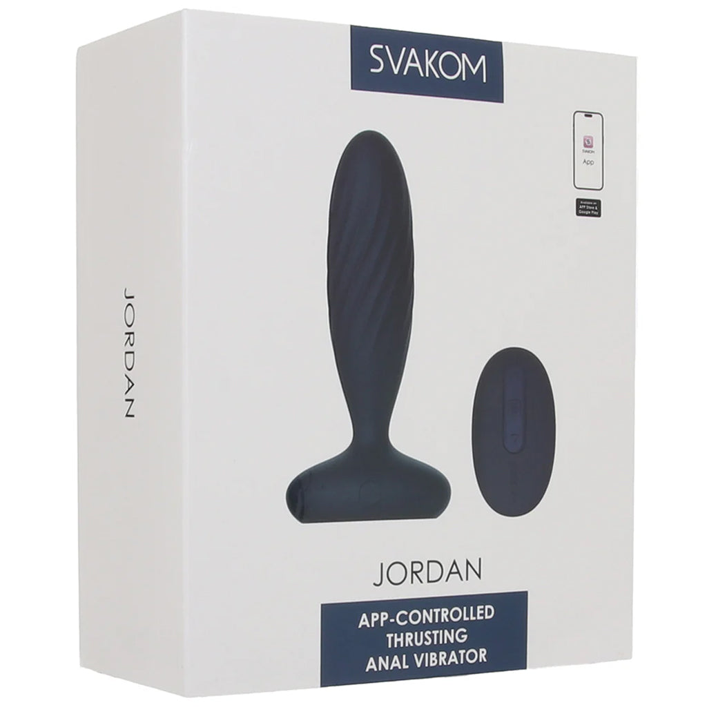 Jordan App-Controlled Thrusting Anal Vibe - Tophatter's Adult Products Anal Sex Toys > Butt Plugs - Tophatter Daily Deals