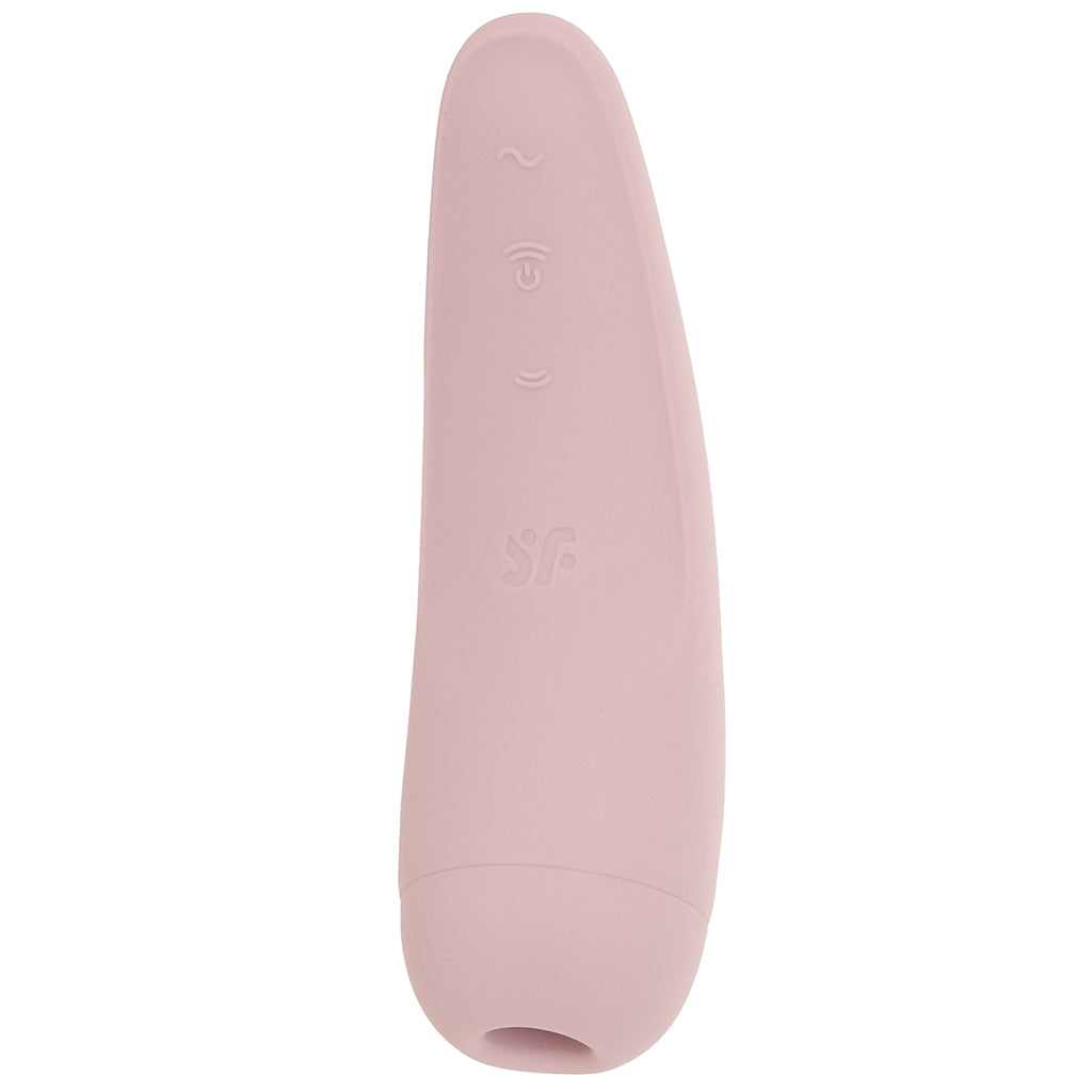 Satisfyer Curvy 2+ Air Pulse Stimulator in Pink Vibrators > Clitoral Stimulators - Tophatter Daily Deals