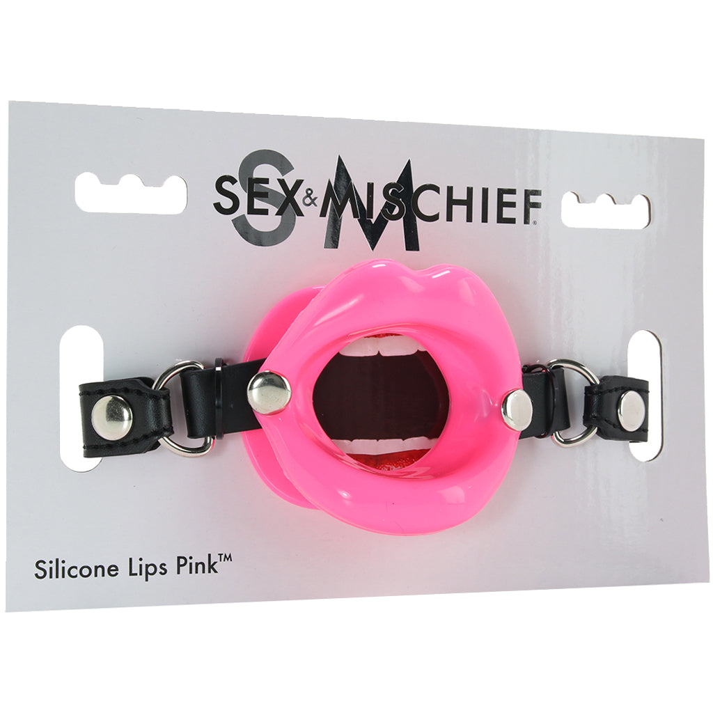 Silicone Lips Gag in Pink Bondage and Fetish > Ball Gags & Mouth Restraints - Tophatter Daily Deals