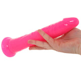 RealRock 9 Inch Glow-in-the-Dark Slim Dildo in Pink Dildo Sex Toys > Realistic Dildos - Tophatter Daily Deals