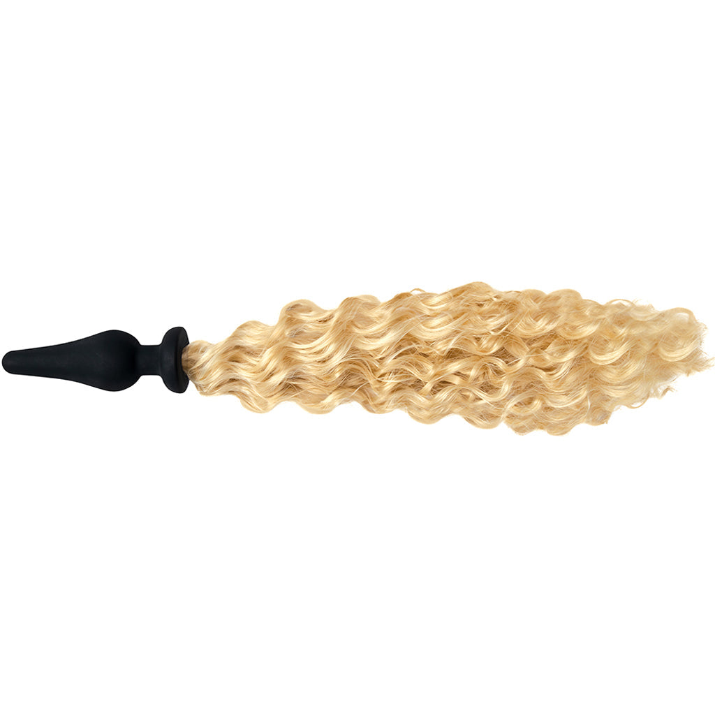 WhipSmart 4 Inch Blonde Pony Tail Plug Bondage and Fetish > Pleasure Masks and Dress Up Play - Tophatter Daily Deals