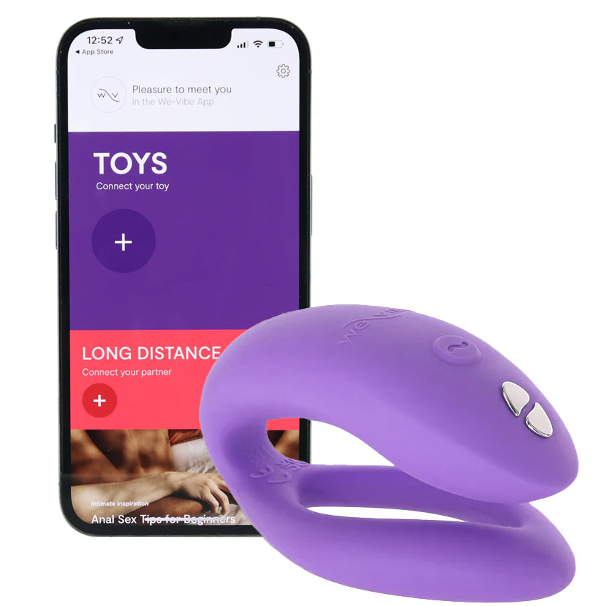 We-Vibe Sync O Expanding Couples Vibe in Purple Vibrators > G-Spot Vibrators - Tophatter Daily Deals