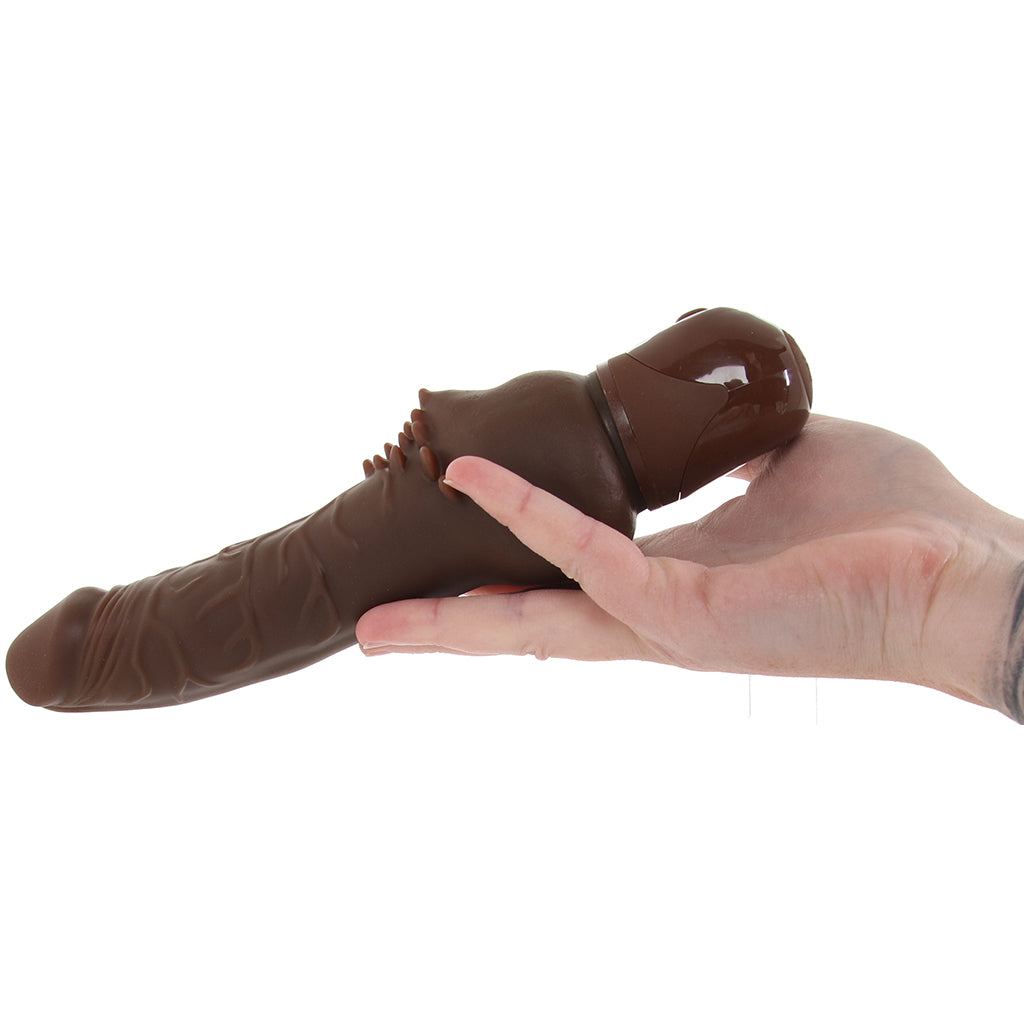 Waterproof Power Stud Cliterrific Vibe in Brown Vibrators > Realistic Vibrator Dildos - Tophatter Daily Deals