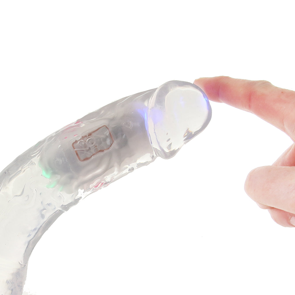 RealRock 8 Inch Light Up Vibrating Ballsy Dildo Vibrators > Realistic Vibrator Dildos - Tophatter Daily Deals