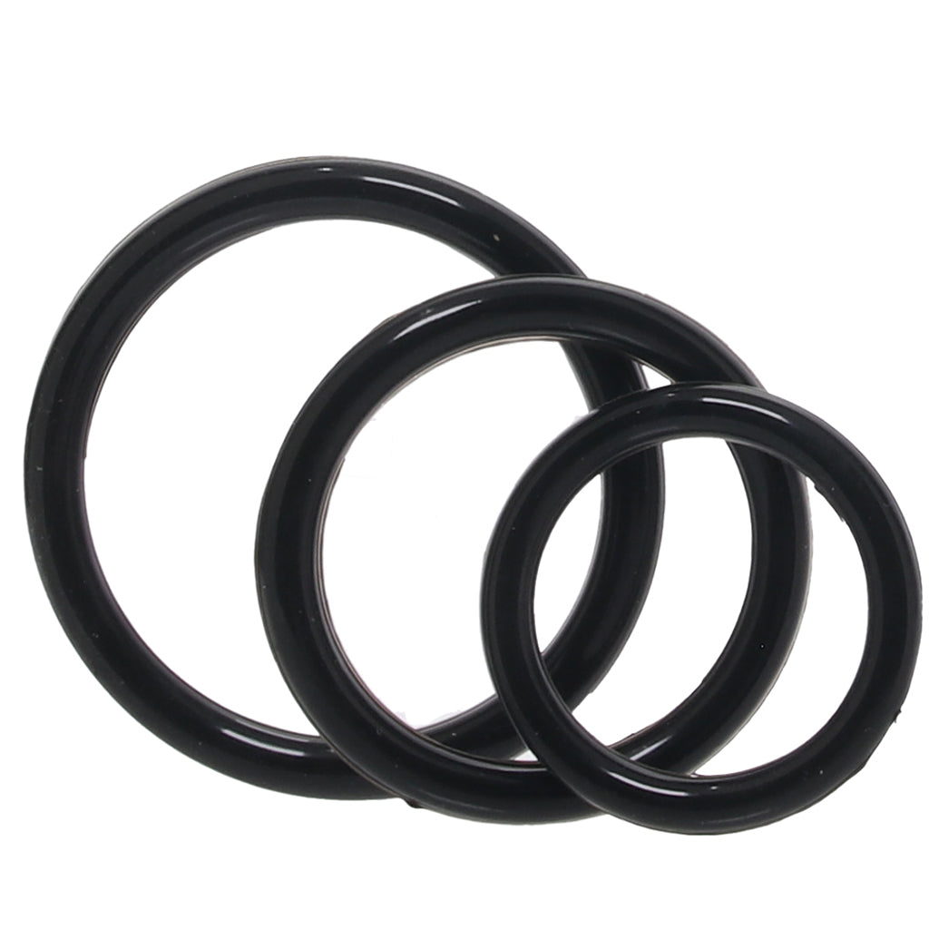 Tri-Rings Cock Ring Set Cock Rings - Tophatter Daily Deals