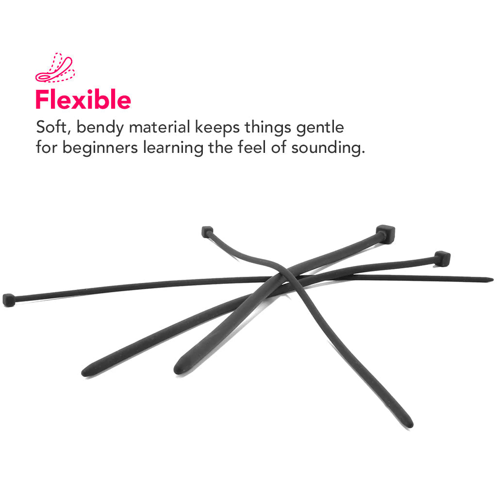 Ouch! 4 Piece Silicone Sounding Set Bondage and Fetish > Cock and Ball Devices - Tophatter Daily Deals