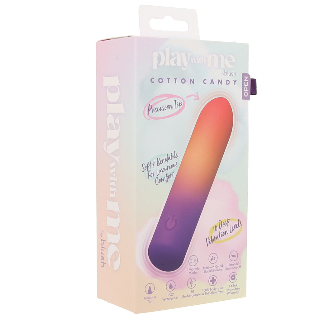 Play With Me Cotton Candy Flexible Bullet Vibe Vibrators > Bullet and Egg Vibrators - Tophatter Daily Deals