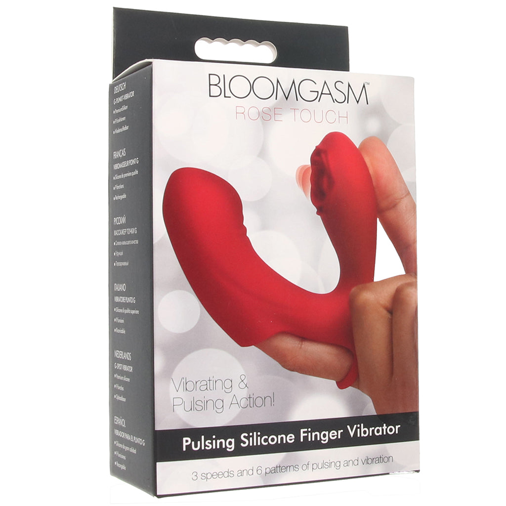 Bloomgasm Rose Touch Finger Vibe - Tophatter's Vibrator Deals Online Vibrators > Finger Vibrators - Tophatter Daily Deals