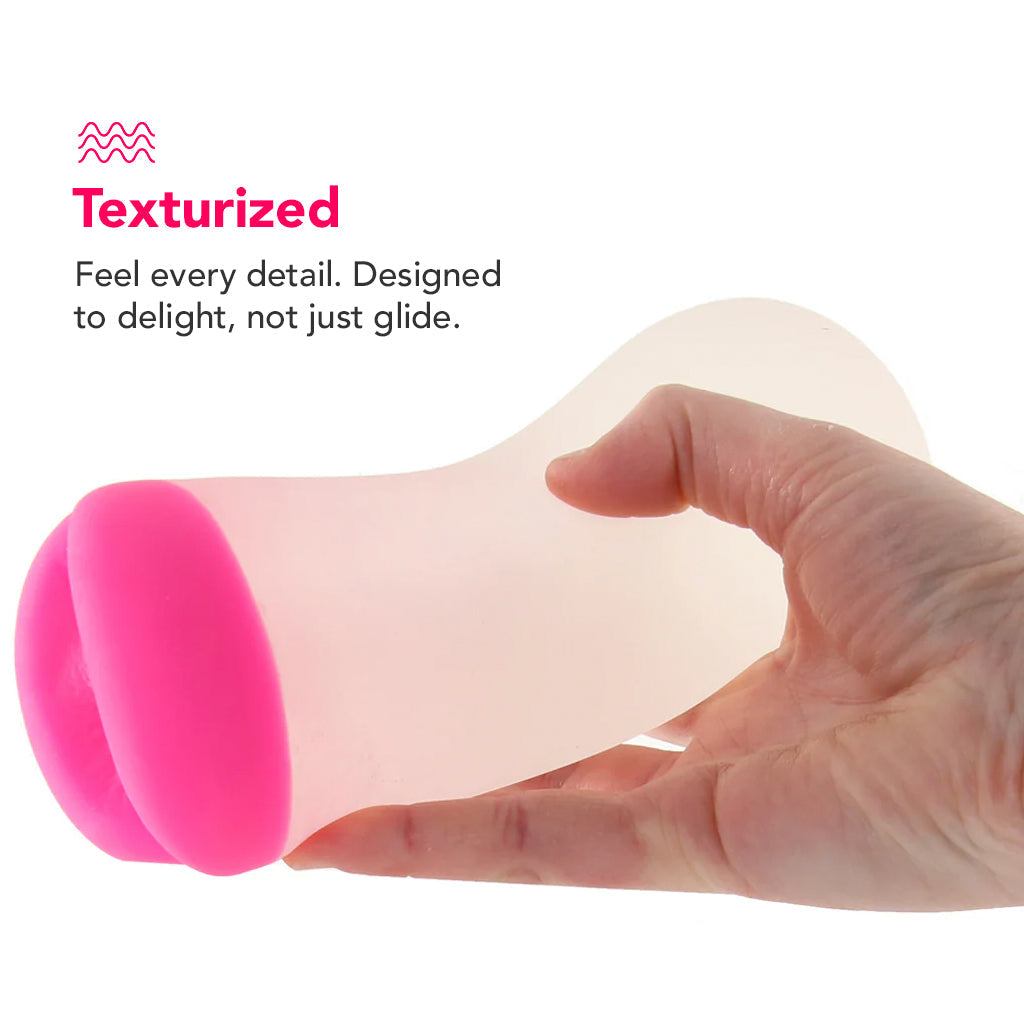 The Gripper Deep Ass Grip Stroker in Hot Pink Male Masturbators > Pocket Strokers - Tophatter Daily Deals
