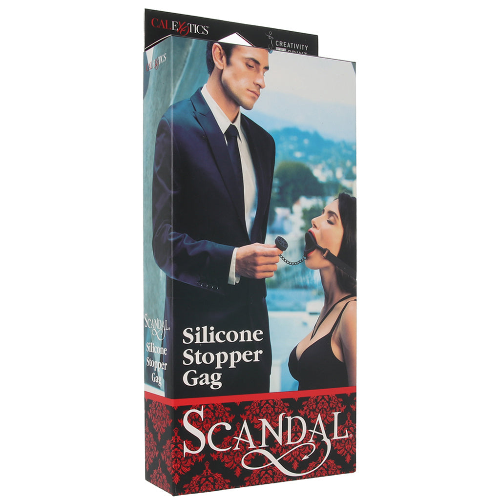 Scandal Silicone Stopper Gag Bondage and Fetish > Ball Gags & Mouth Restraints - Tophatter Daily Deals