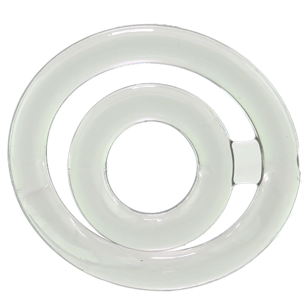 Bullseye Double Loop Cock Ring in Smoke - Tophatter's Adult Products Cock Rings - Tophatter Daily Deals