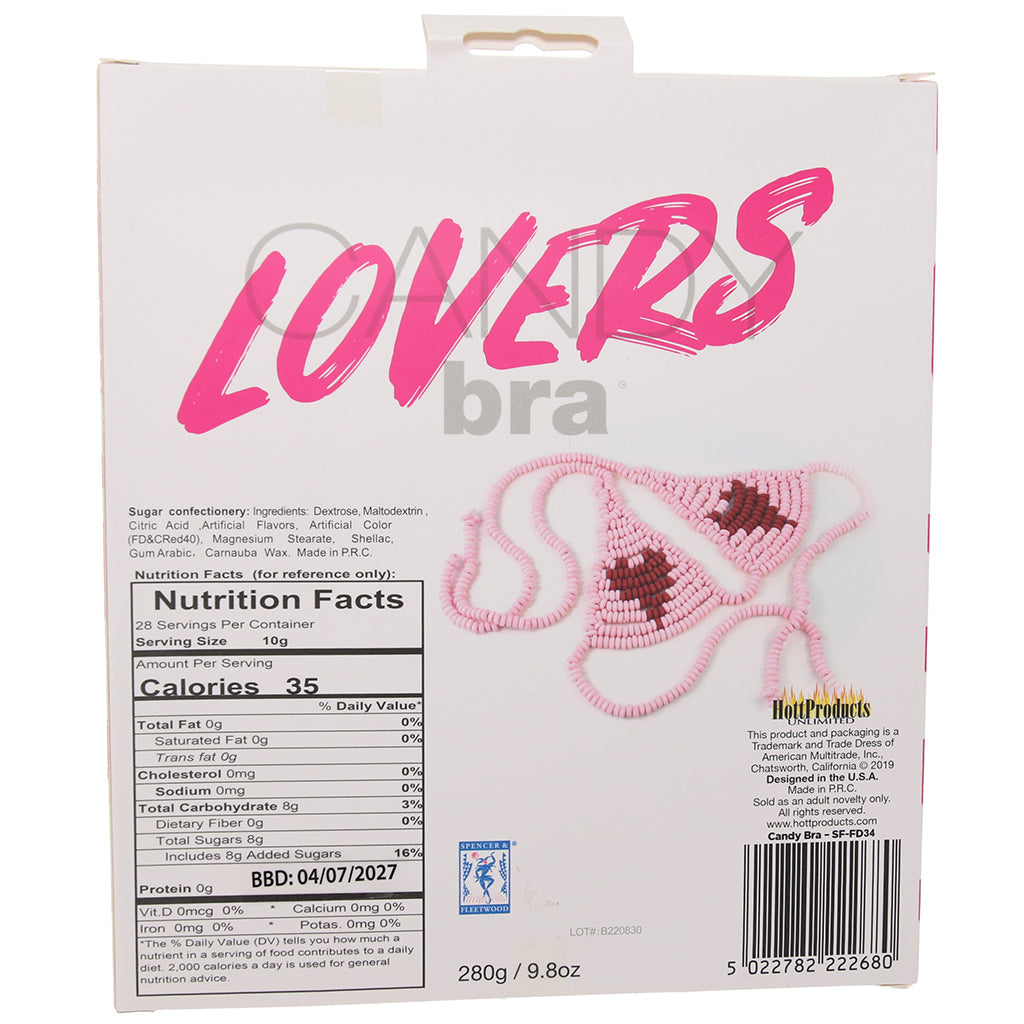 Edible Candy Bra in Lovers - Tophatter's Adult Sex Toys Online Novelties 'n Parties - Tophatter Daily Deals