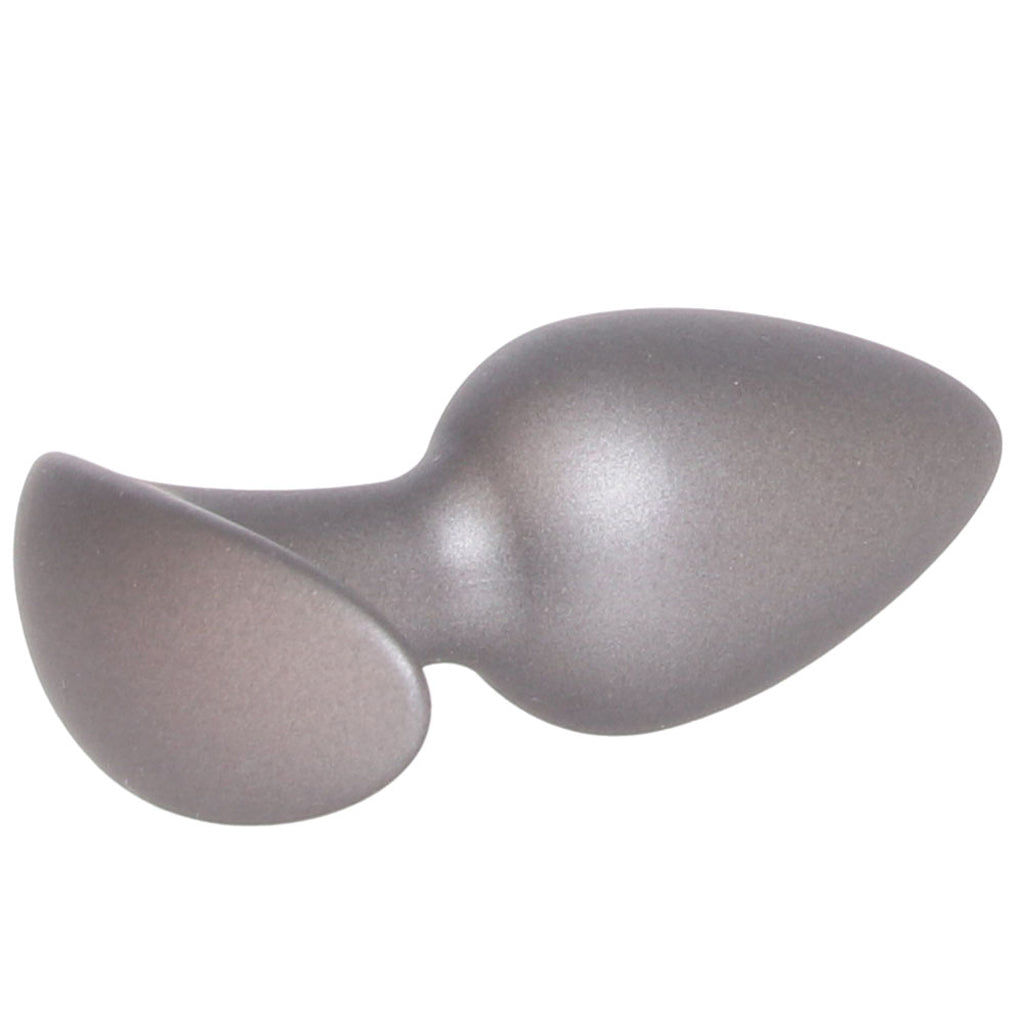 Ouch! Smooth Silicone 2.6 Inch Butt Plug in Gun Metal Anal Sex Toys > Butt Plugs - Tophatter Daily Deals
