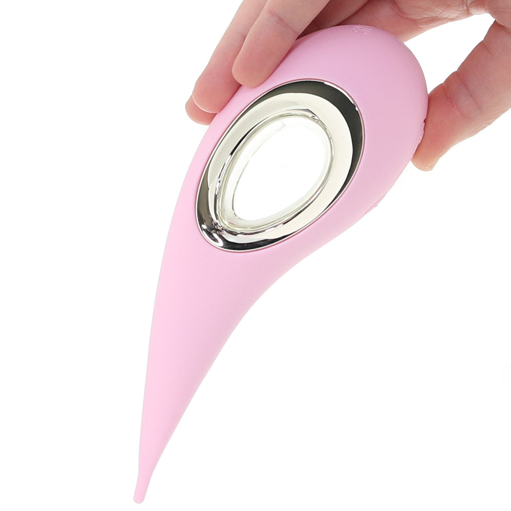 Lelo DOT Elliptical Clitoral Stimulator in Pink Vibrators > Clitoral Stimulators - Tophatter Daily Deals