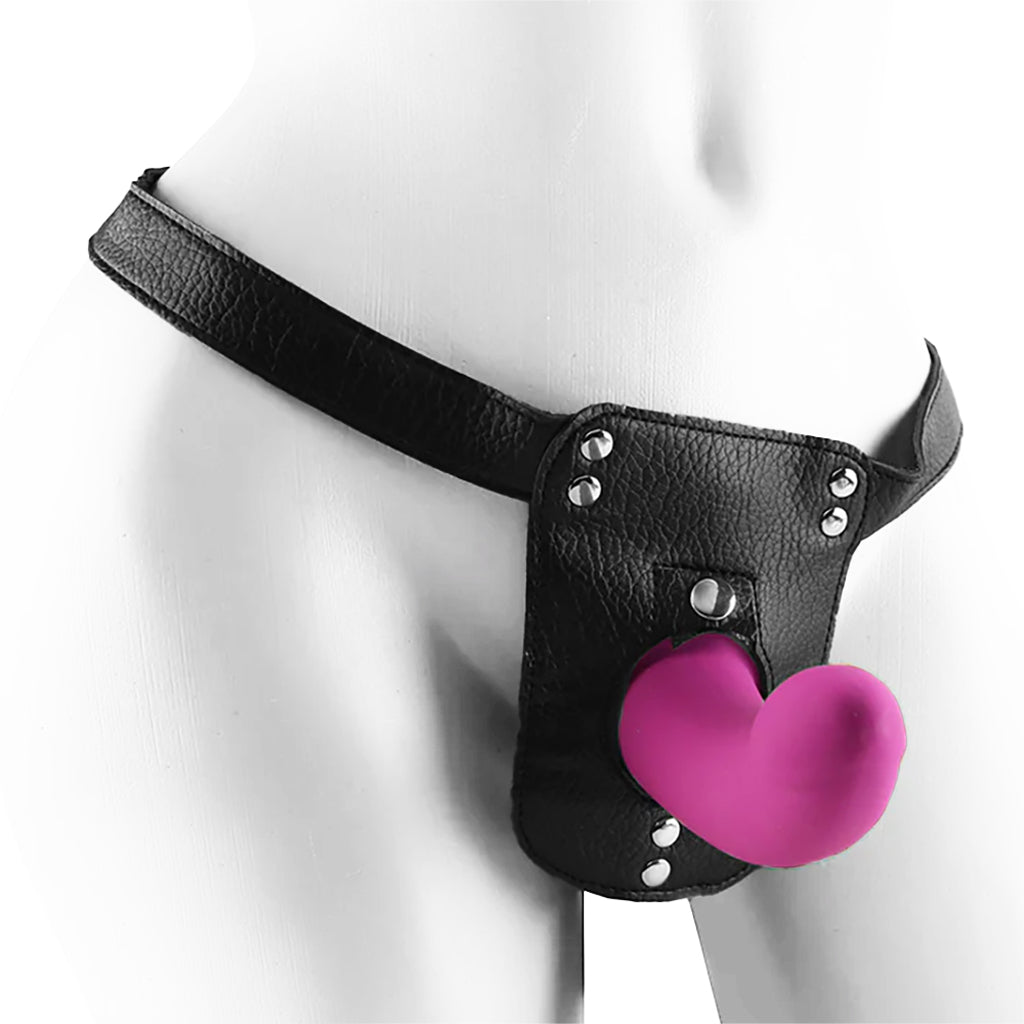 Strap U Double Take Vibrating Dildo & Harness Dildo Sex Toys > Strap-On and Harnesses - Tophatter Daily Deals