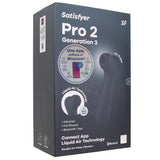 Satisfyer Pro 2 Gen 3 Double Air Pulse App Vibe in Grey Vibrators > Clitoral Stimulators - Tophatter Daily Deals