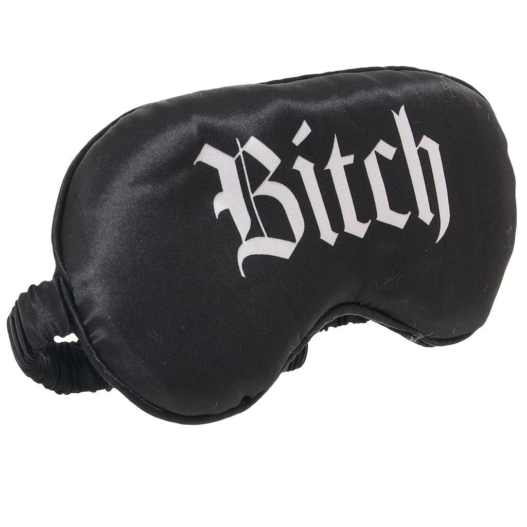 Ouch! Printed Satin Bitch Blindfold Bondage and Fetish > Pleasure Masks and Dress Up Play - Tophatter Daily Deals