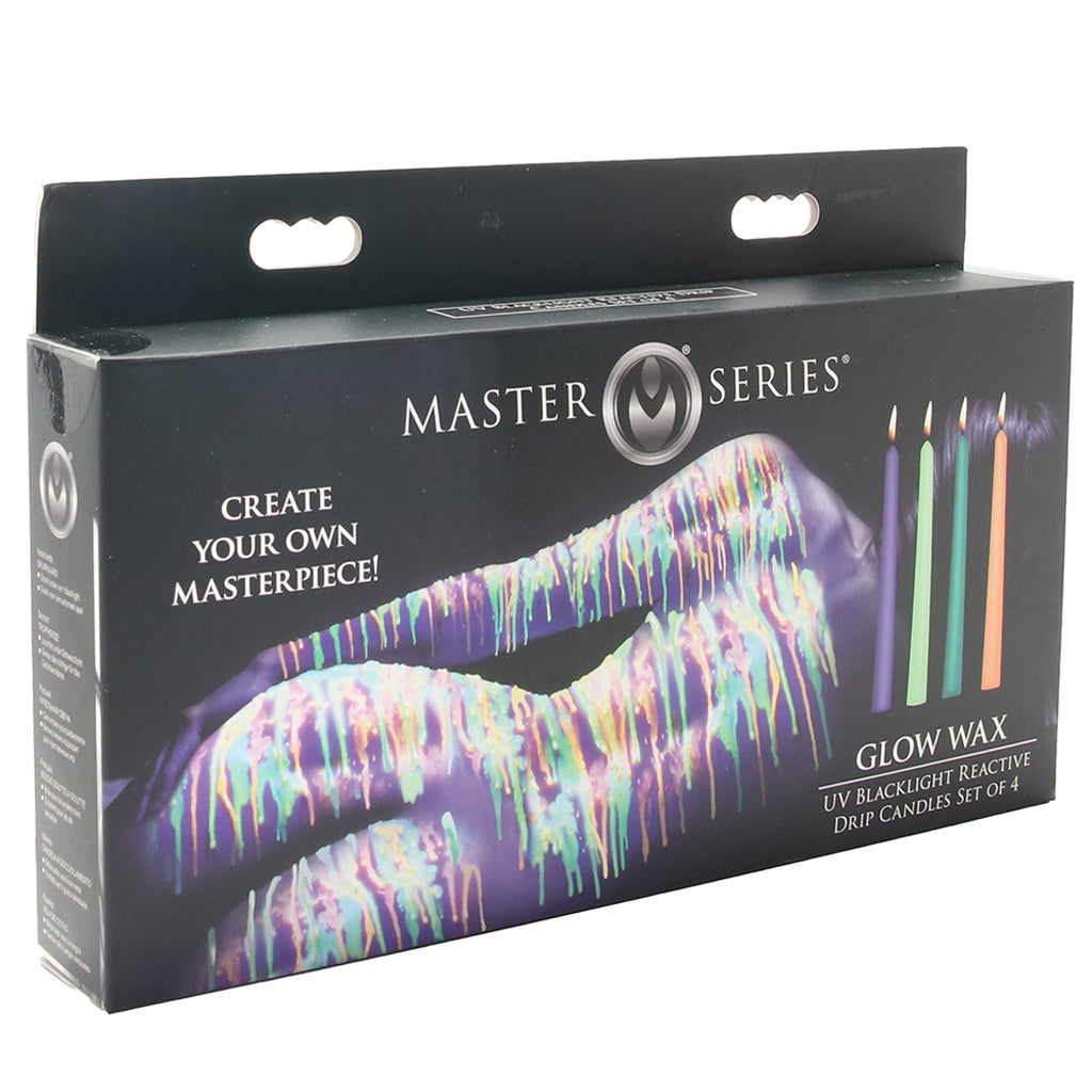 Master Series Glow Wax UV Drip Candles Bondage and Fetish > Tools & Accessories - Tophatter Daily Deals