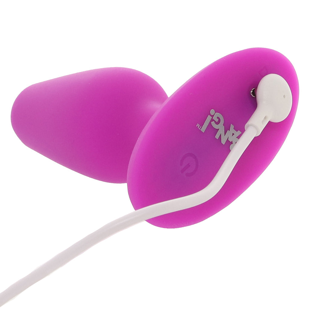 Bang! Vibrating Silicone Butt Plug in Purple - Tophatter's Adult Sex Toys Online Anal Sex Toys > Butt Plugs - Tophatter Daily Deals