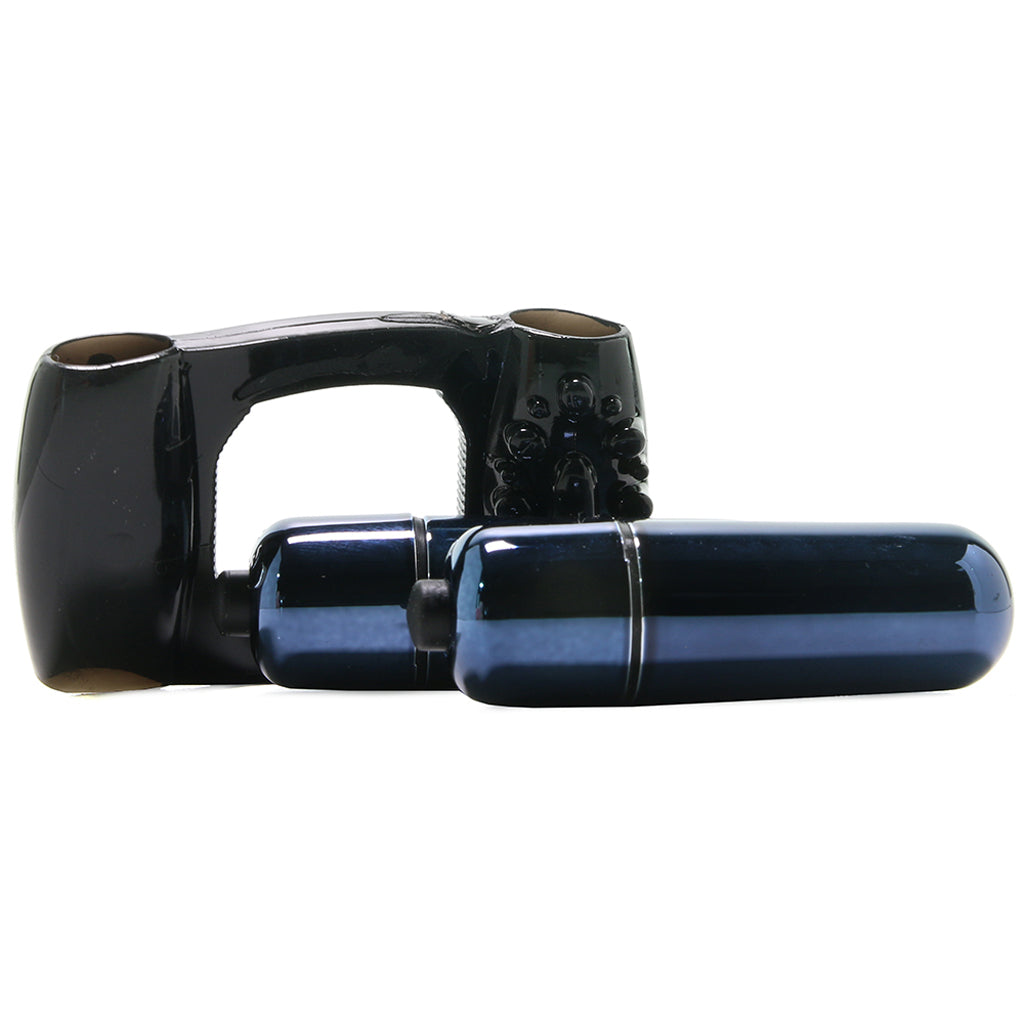 Duo-Vibrating Super Ring in Black - Tophatter's Adult Products Cock Rings - Tophatter Daily Deals