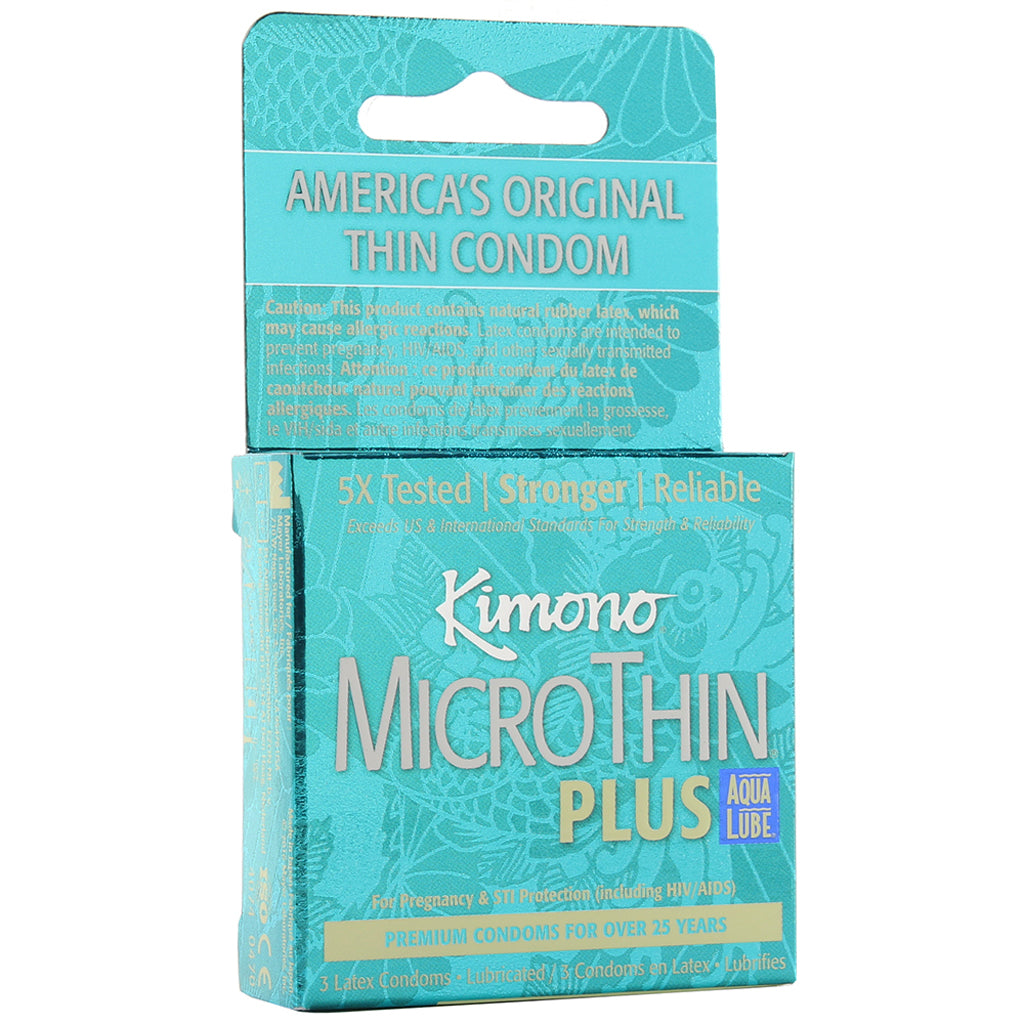 MicroThin Aqua Lube Condoms in 3 Pack Condoms - Tophatter Daily Deals