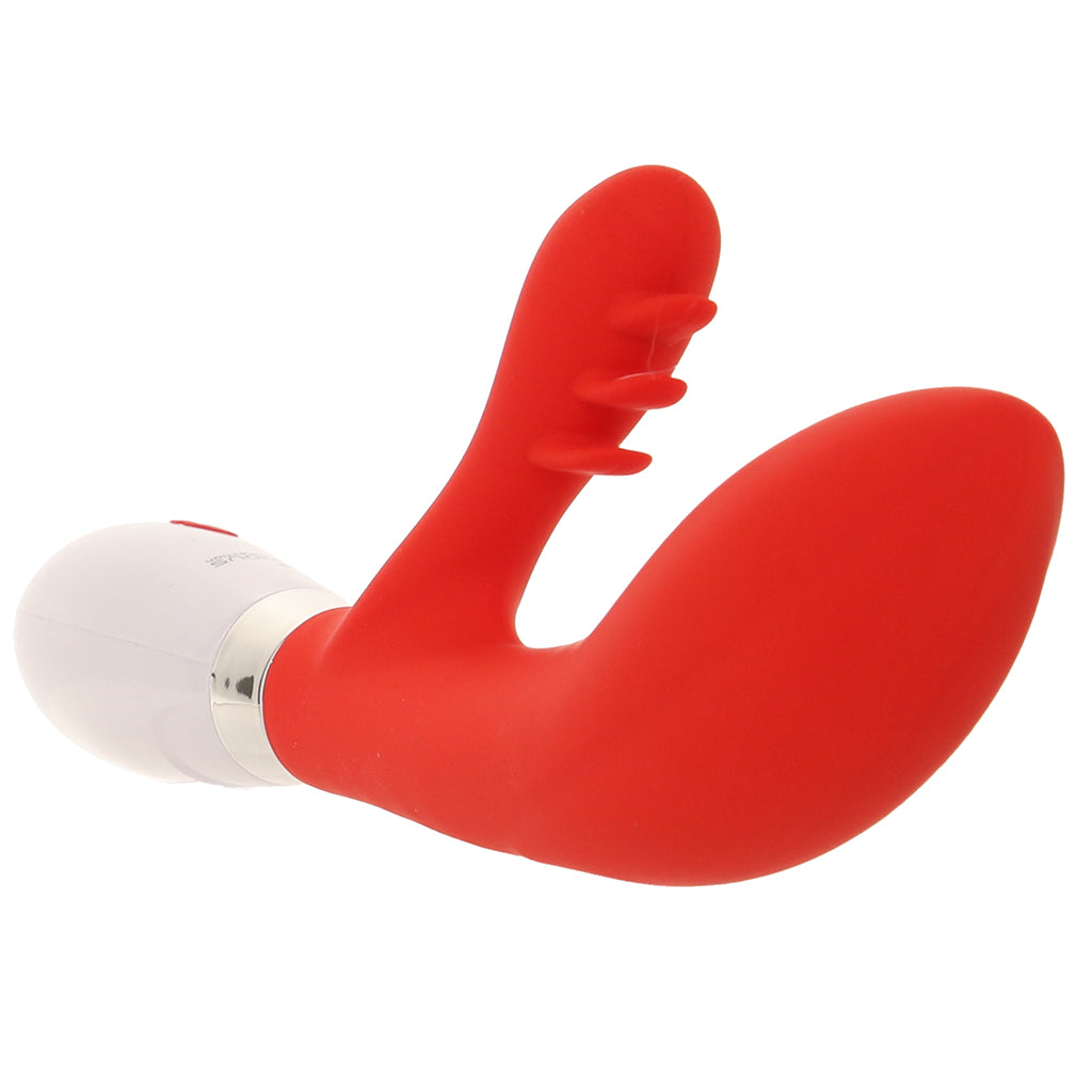 Luminous Agave Rabbit Vibe in Red Vibrators > Rabbit Vibrators - Tophatter Daily Deals