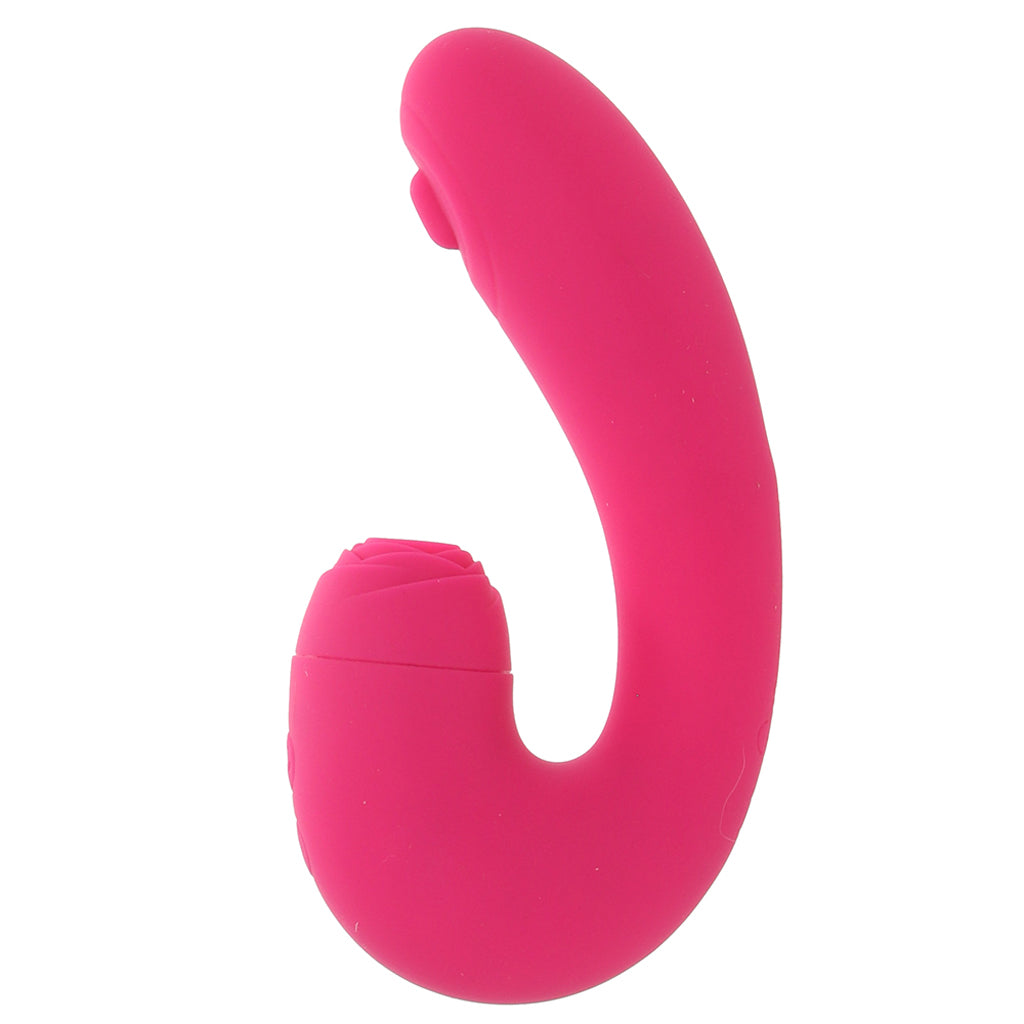 Blaze Suction Thumper Vibe in Pink - Tophatter's Vibrator Deals Online Vibrators > G-Spot Vibrators - Tophatter Daily Deals