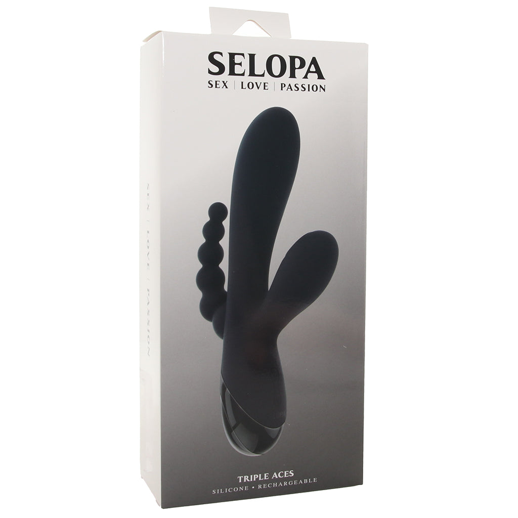 Selopa Triple Aces Vibe Vibrators > Rabbit Vibrators - Tophatter Daily Deals