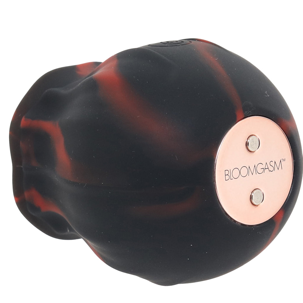 Bloomgasm Black Kiss Rimming Rose Vibe - Tophatter's Vibrator Deals Online Vibrators > Clitoral Stimulators - Tophatter Daily Deals