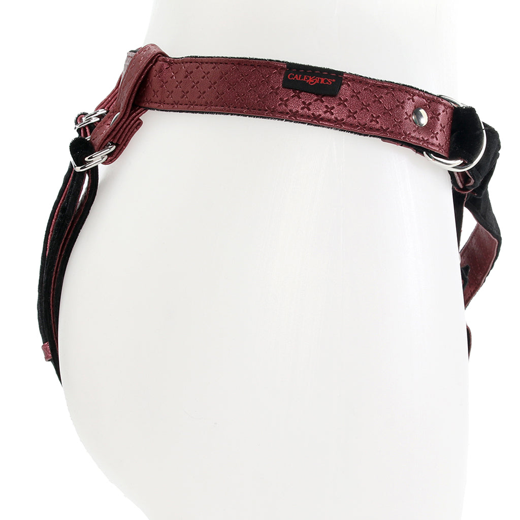 Her Royal Harness The Regal Duchess in Red Dildo Sex Toys > Strap-On and Harnesses - Tophatter Daily Deals
