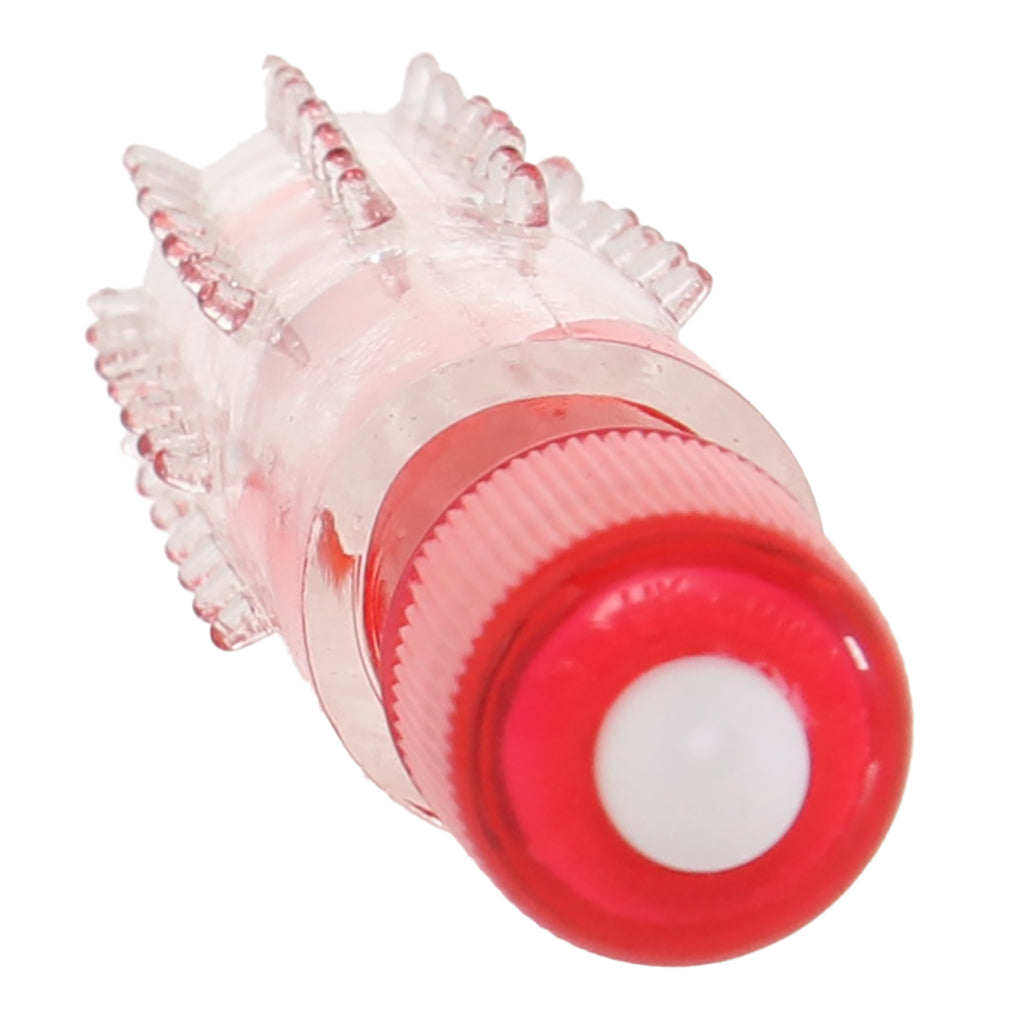 Travel Blaster Textured Bullet Vibe in Red - Tophatter's Adult Sex Toys Online Vibrators > Bullet and Egg Vibrators - Tophatter Daily Deals