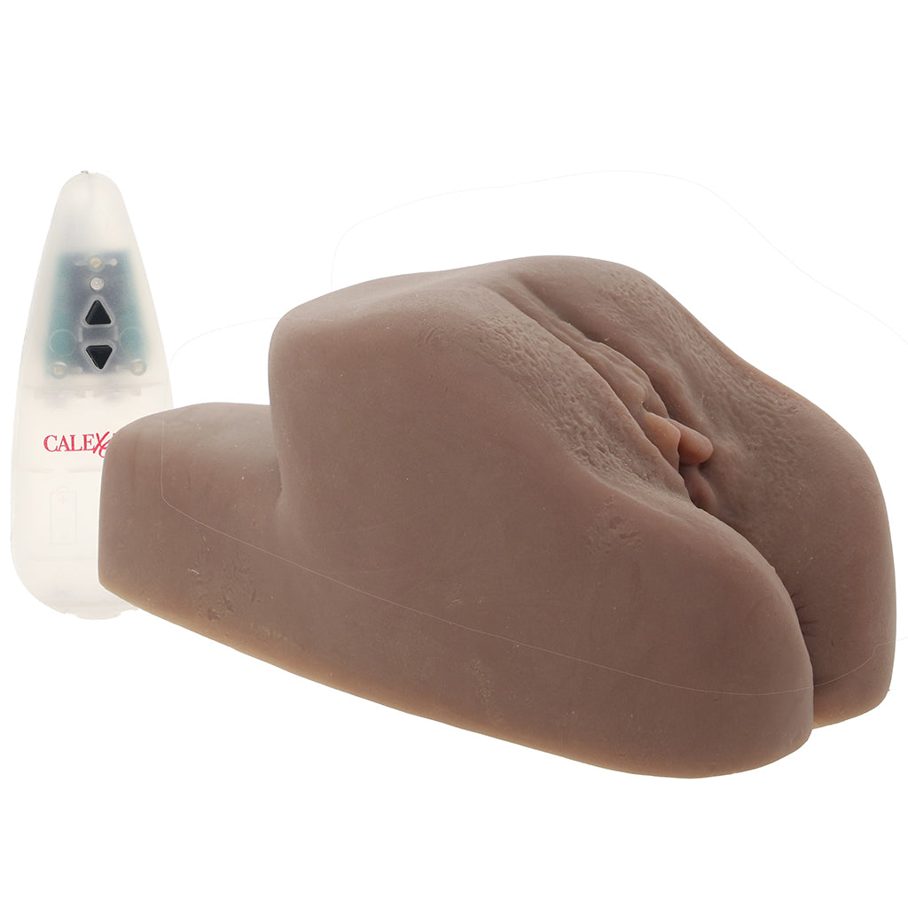 Lacey's Afro-Centric Pussy & Ass Vibrating Stroker - Tophatter's Adult Sex Toys Online Male Masturbators > Pocket Strokers - Tophatter Daily Deals