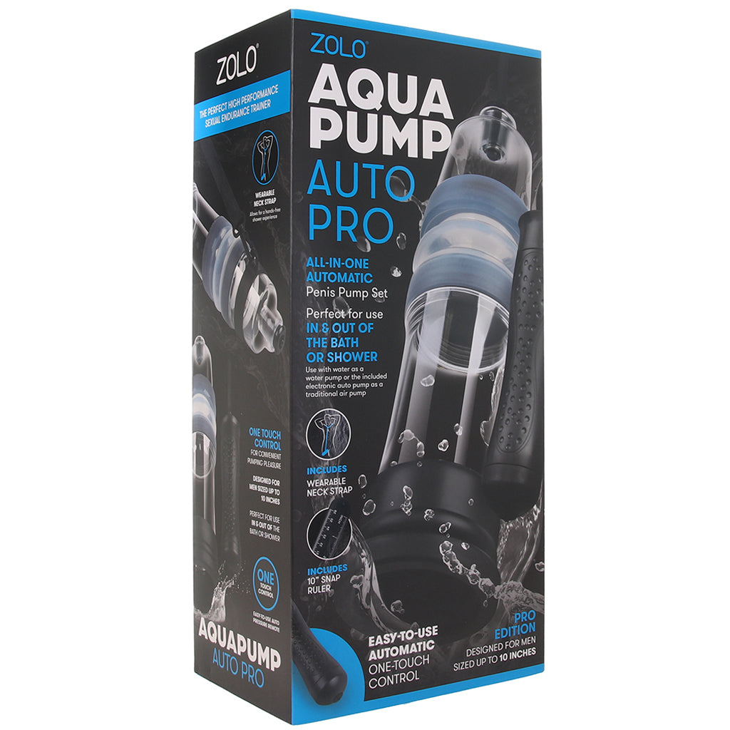 Zolo AquaPump Auto Pro Penis Pump in Clear - Wholesale Prices (Limited Deals)