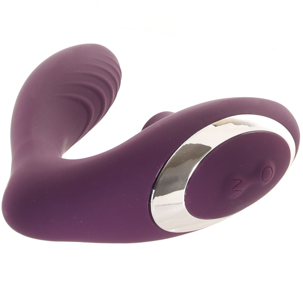 OMG Vibra G Pulse Clitoral Air Massager in Purple Vibrators > G-Spot Vibrators - Tophatter Daily Deals